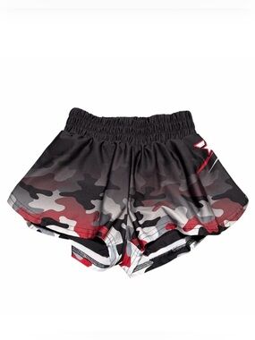 Woodlands Elite Girls Flowy Athletic Shorts | Camo | Size YXS